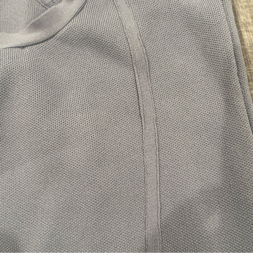 Zara knit Tank Top Womens medium blue Sleeveless Basic Minimal - Picture 7 of 7